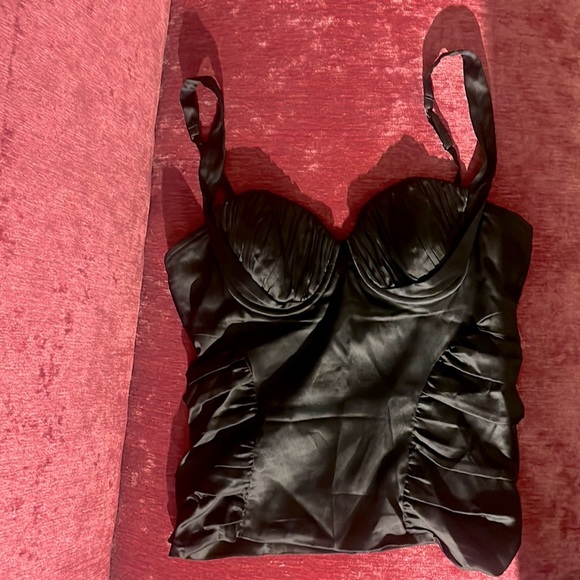 Marciano Real Silk Boudoir Sexy Bustier Top - Picture 1 of 3